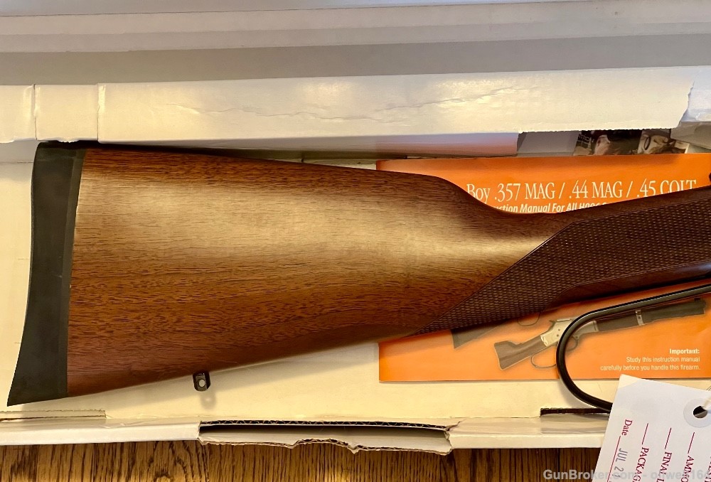 Henry Big Boy .327 Federal large loop carbine unfired in original box-img-2