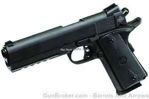 Rock Island 51484 TAC Standard FS Semi Auto Pistol 45 ACP, 5 in, rail-img-0