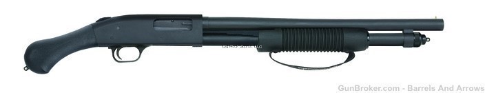Mossberg 50639 590 Shockwave Pump Shotgun 12 Ga 18.5" Security Syn Stk W/ S-img-0