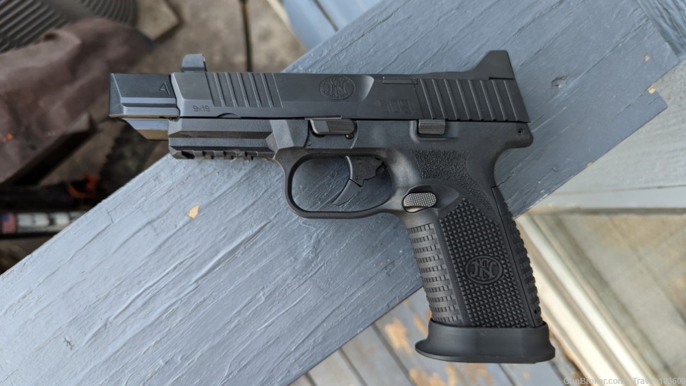 FN 509 Tactical Black 9MM with Compensator and Extended Mags-img-0