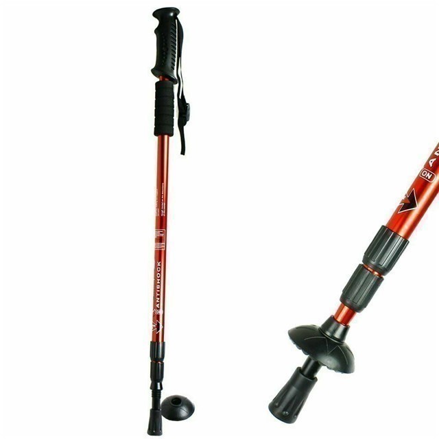 SP Anti-Shock Walking Hiking Stick Retractable-img-0