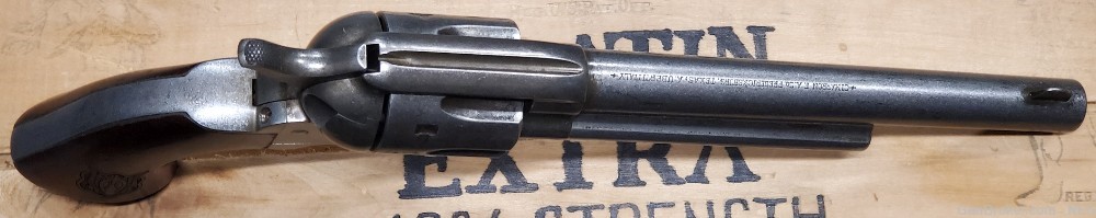 NIB Custom 101st / 2/17 Cav UBERTI Cimarron Model P 45LC Army Revolver 7.5”-img-2