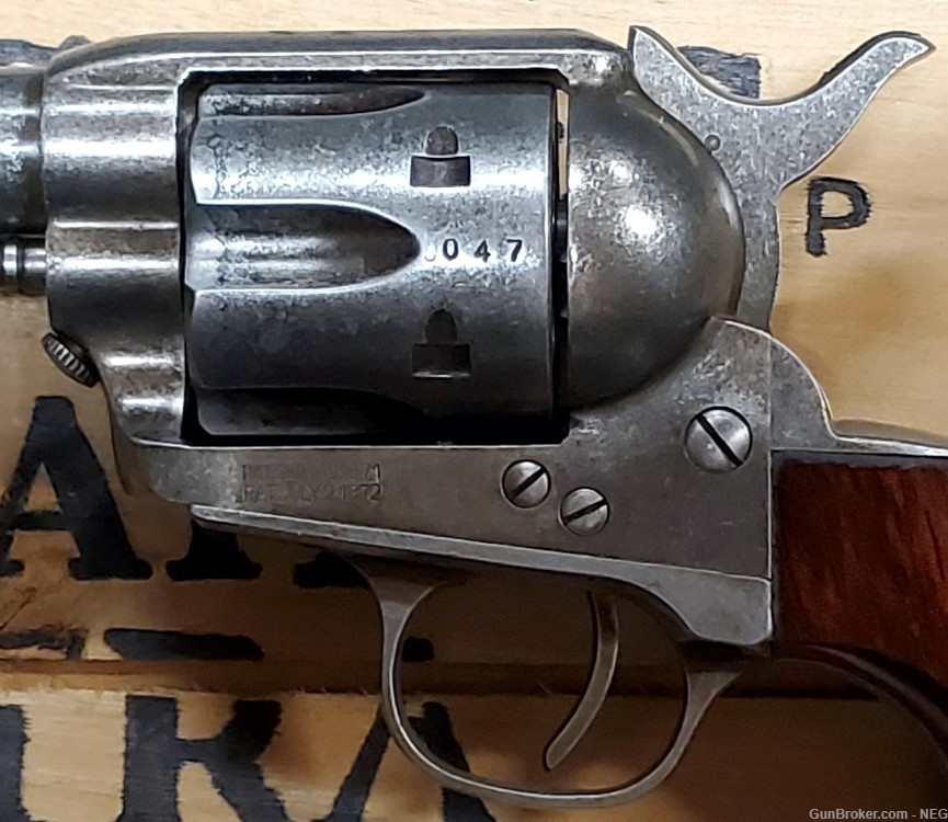 NIB Custom 101st / 2/17 Cav UBERTI Cimarron Model P 45LC Army Revolver 7.5”-img-4