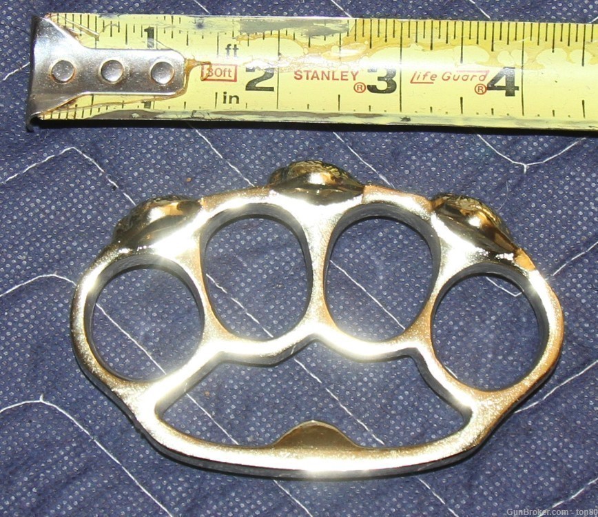 BRASS KNUCKLES PAPER WEIGHT-img-2