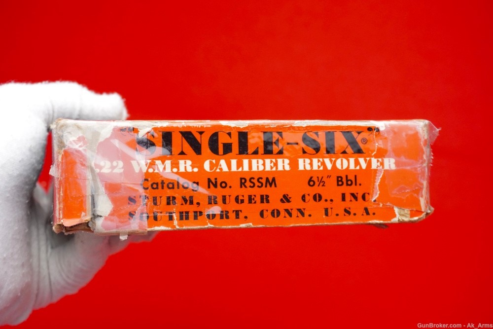 1964 Ruger Single Six .22LR/.22 Mag 6.5" Barrel Blue Dual Cylinder In Box!-img-20