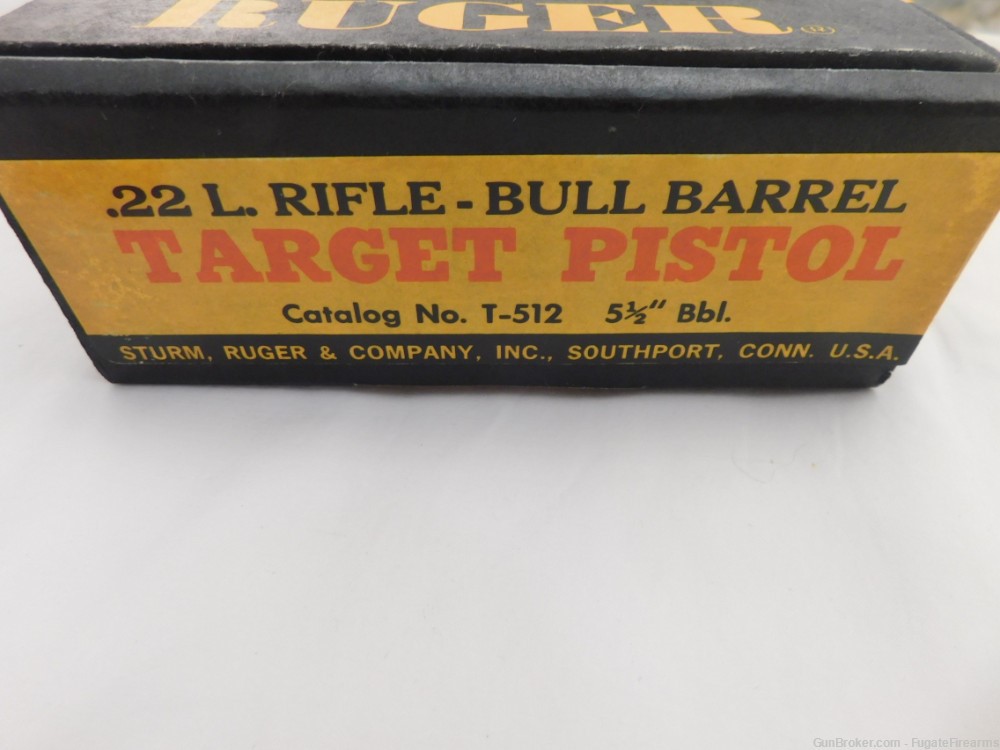 Ruger Mark I Target 22 Bull Barrel NIB-img-4