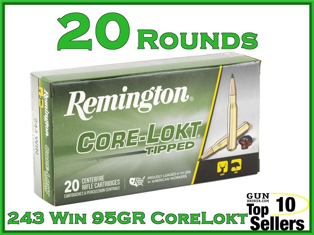 Remington Core-Lokt 243 Win 95 GR 29015 243-img-0
