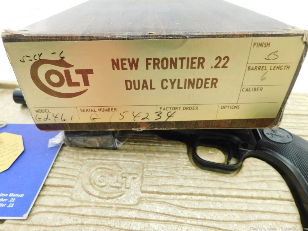 1975 Colt New Frontier Dual Cylinder In The Box-img-2