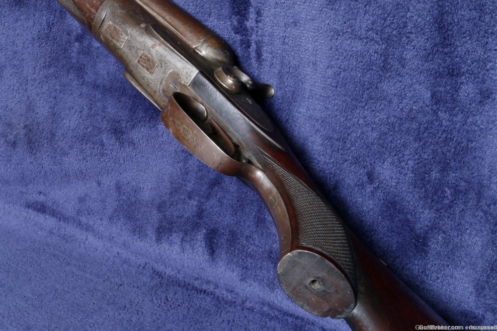 Fred Williams 8 Gauge Double Barrel Shotgun-img-9