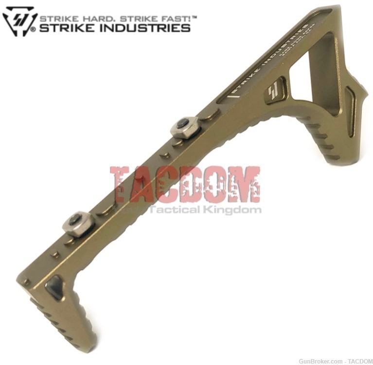 Strike Industries Curved LINK FDE AR15 Angled FOREGRIP Fore Grip Forward-img-1