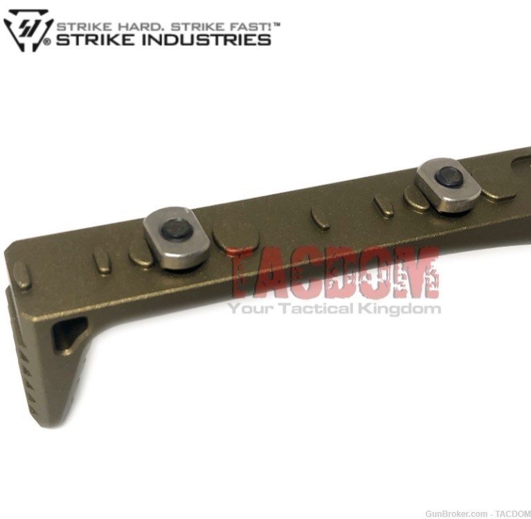 Strike Industries Curved LINK FDE AR15 Angled FOREGRIP Fore Grip Forward-img-2