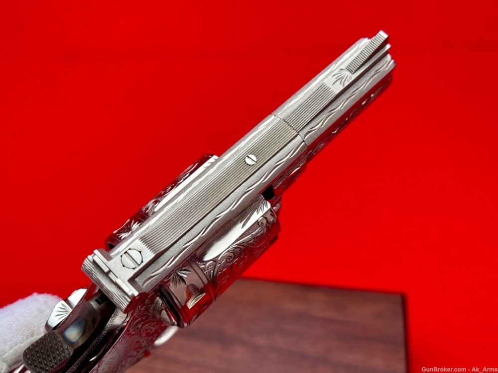 UNREAL Smith & Wesson Model 19 .357 Mag *FULL COVERAGE MASTER ENGRAVED*-img-14