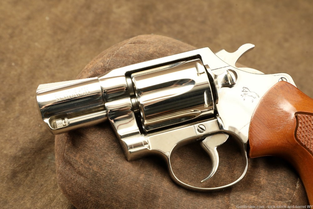 Colt Detective Special 6-Shot Nickel .38 Spl Double Action Revolver, 1976-img-6