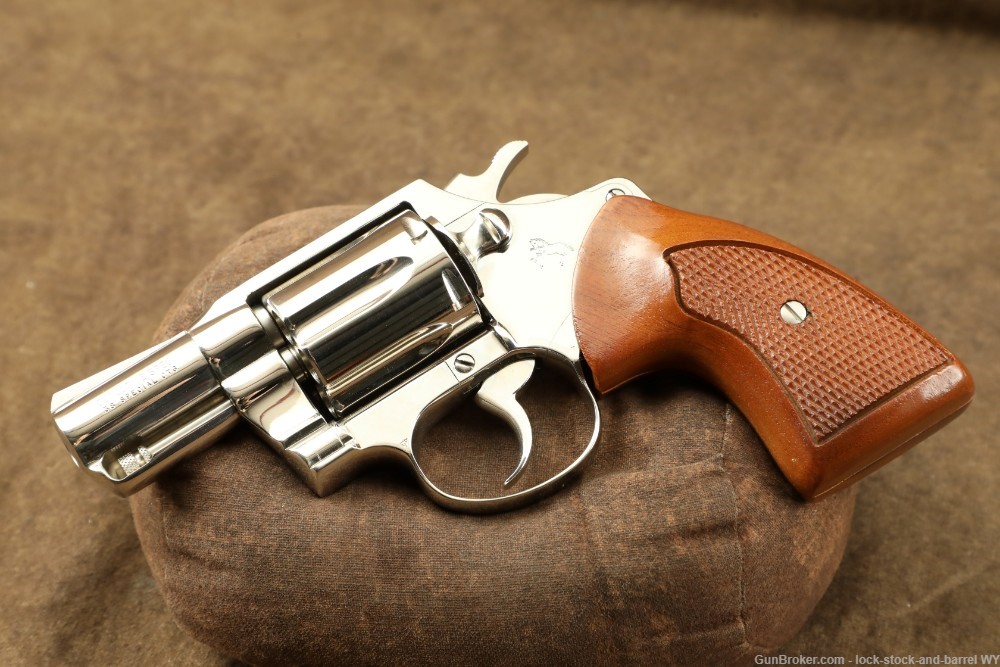 Colt Detective Special 6-Shot Nickel .38 Spl Double Action Revolver, 1976-img-5