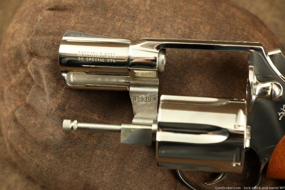 Colt Detective Special 6-Shot Nickel .38 Spl Double Action Revolver, 1976-img-21
