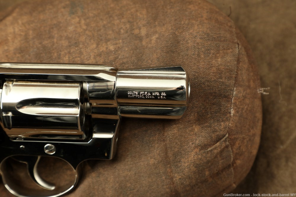 Colt Detective Special 6-Shot Nickel .38 Spl Double Action Revolver, 1976-img-18