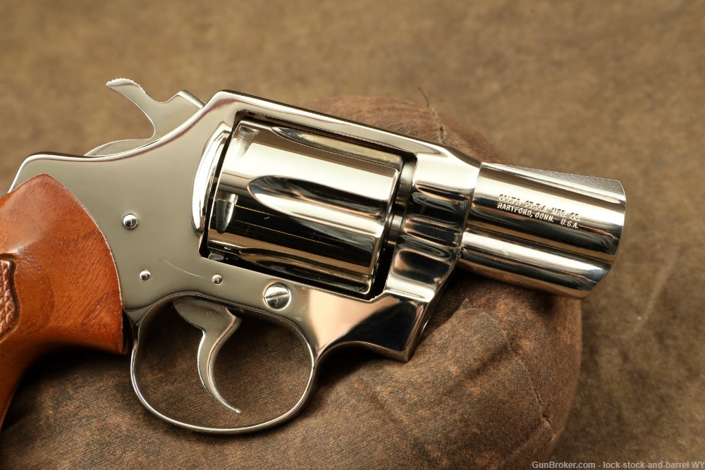 Colt Detective Special 6-Shot Nickel .38 Spl Double Action Revolver, 1976-img-4
