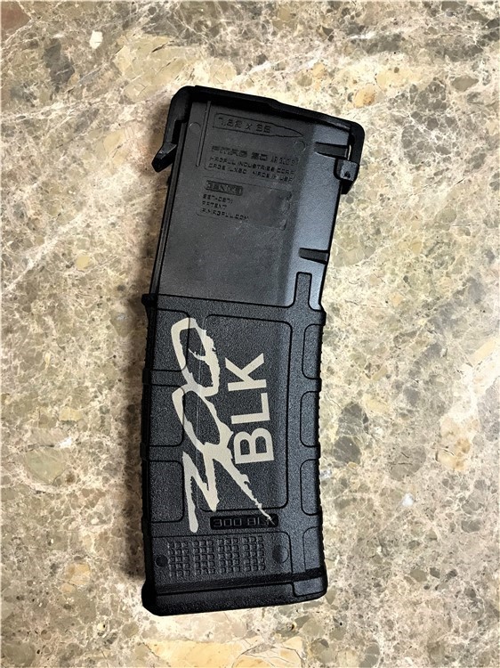 *SALE*  Laser Engraved 30 Rd .300 Blackout Specific Magazine-img-0