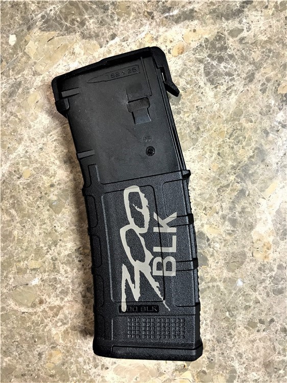 *SALE*  Laser Engraved 30 Rd .300 Blackout Specific Magazine-img-1