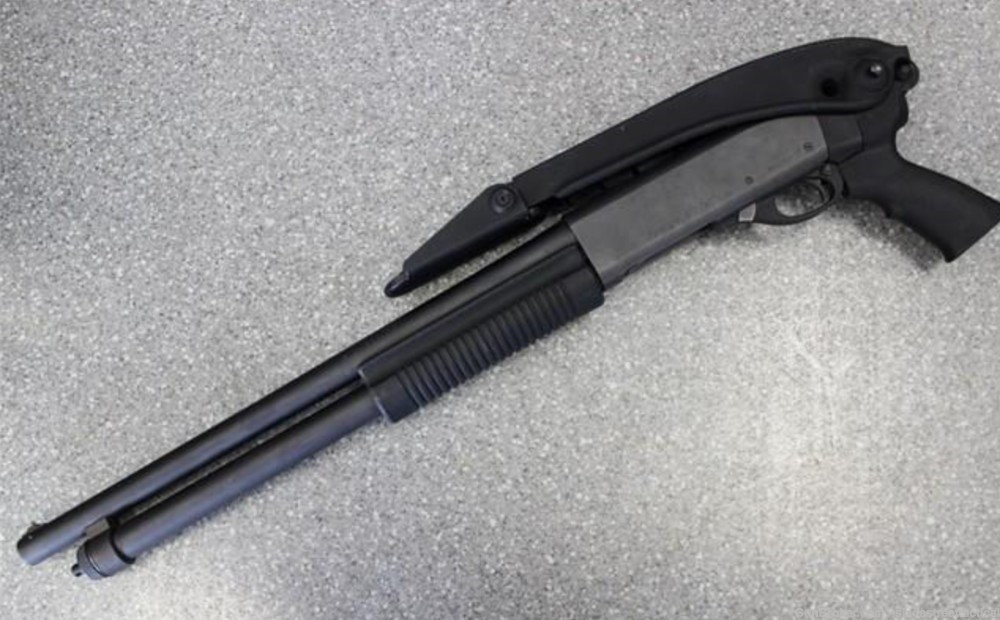 HOME DEFENSE Barrel Remington 870 18.5" Tactical SHORTY + TOP FOLDING STOCK-img-1