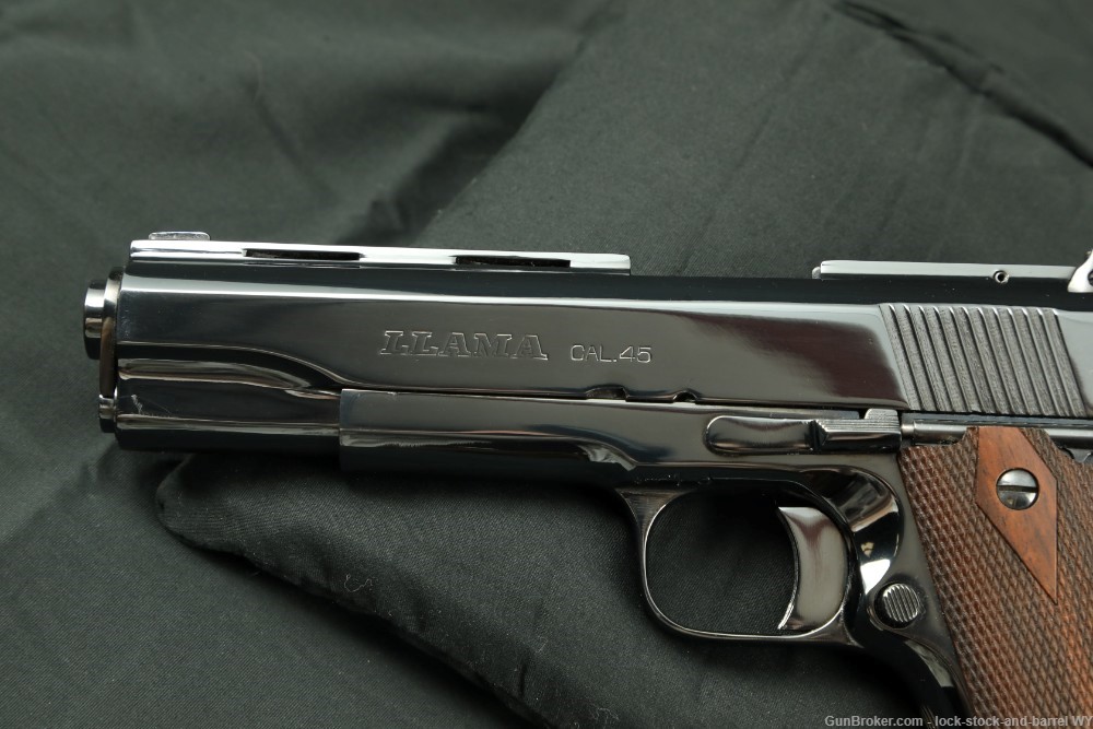 Spanish Llama 1X-A 2nd Series .45 ACP 5.25” Semi-Auto 1911 Pistol 1977-img-8