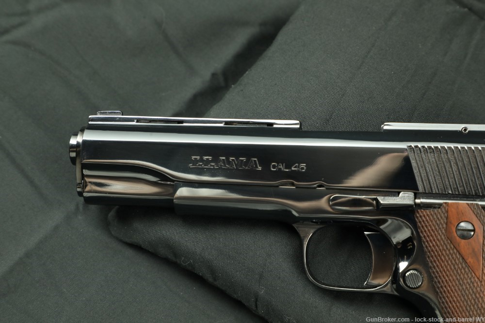 Spanish Llama 1X-A 2nd Series .45 ACP 5.25” Semi-Auto 1911 Pistol 1977-img-10