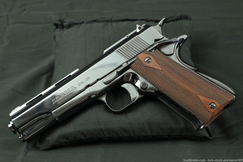 Spanish Llama 1X-A 2nd Series .45 ACP 5.25” Semi-Auto 1911 Pistol 1977-img-6