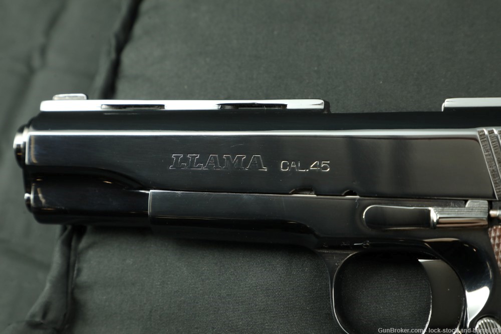 Spanish Llama 1X-A 2nd Series .45 ACP 5.25” Semi-Auto 1911 Pistol 1977-img-22