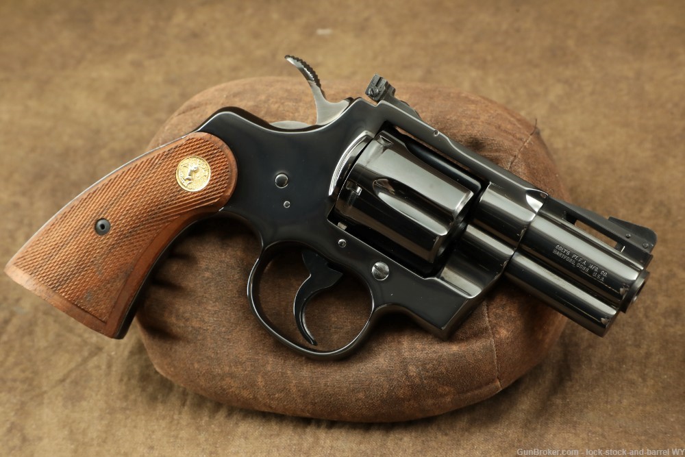 Colt Python Model I3620 2.5” Blued .357 Magnum SA/DA Revolver & Box, 1979-img-3