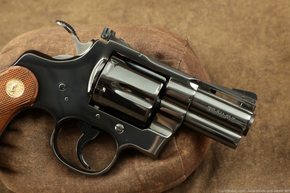 Colt Python Model I3620 2.5” Blued .357 Magnum SA/DA Revolver & Box, 1979-img-5