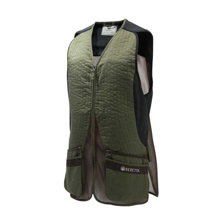 BERETTA Silver Pigeon Evo Vest, Green/Chocolate Brown, L (GT781T155307ABL)-img-0