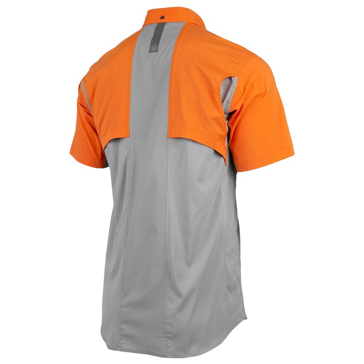 BERETTA Tkad Flex Ss Sleeve, Color: Grey And Blaze Orange, Size: S-img-1