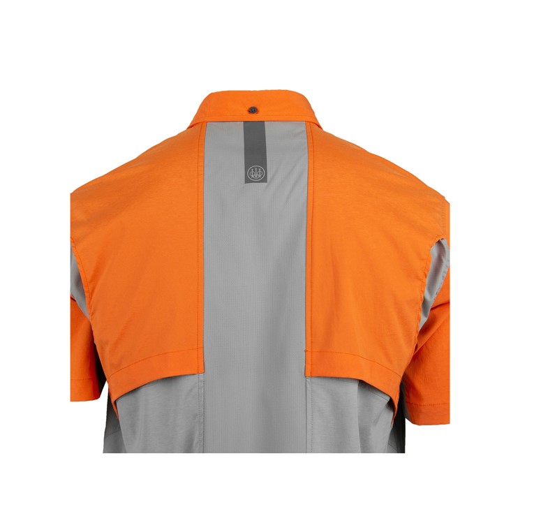 BERETTA Tkad Flex Ss Sleeve, Color: Grey And Blaze Orange, Size: S-img-3