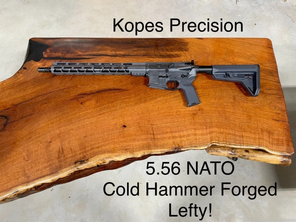 Spring Sale! New Kopes Precision 5.56 NATO AR Rifle, Left Hand -img-0