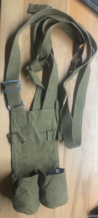 Chinese Type 67 AK-47 SKS Vietnam Era 2-Cell Grenade Pouch-img-0