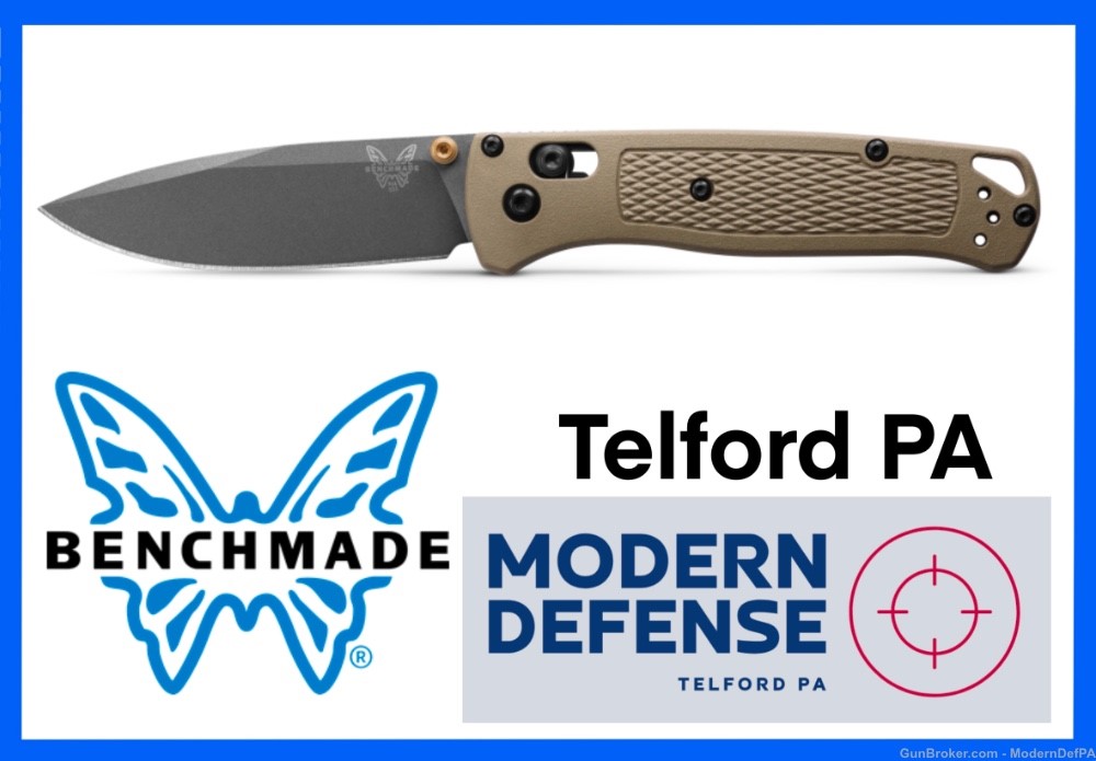 Benchmade Bugout Ranger Green 3.24" CPM S30V NEW in TELFORD PA-img-0