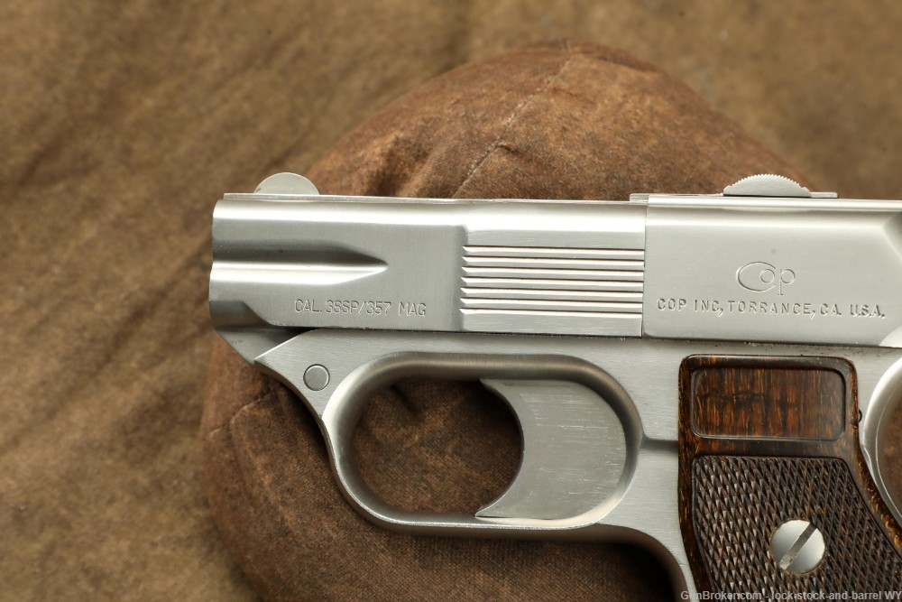 COP Compact Off-duty Police 357 Magnum/38 Spl Four Shot Backup Derringer-img-6