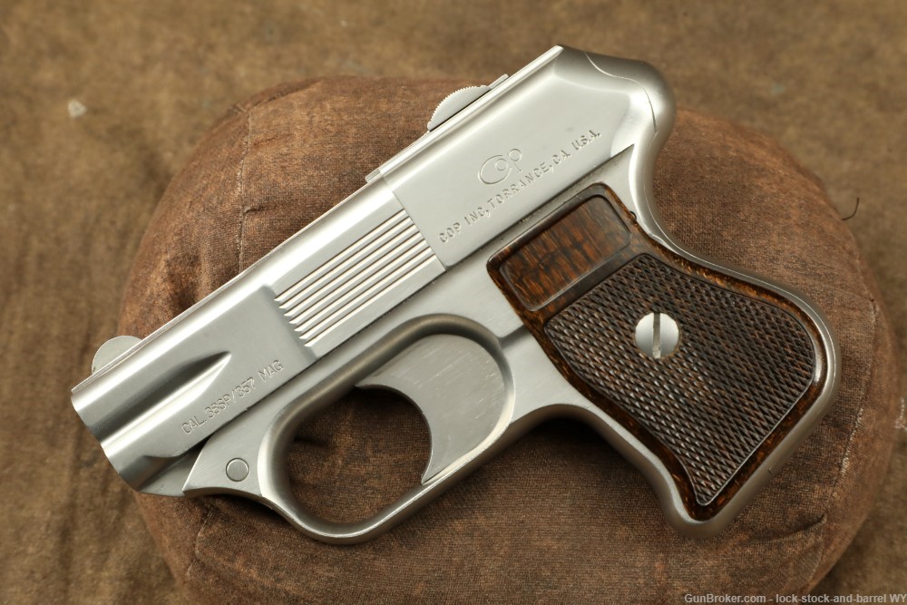 COP Compact Off-duty Police 357 Magnum/38 Spl Four Shot Backup Derringer-img-5