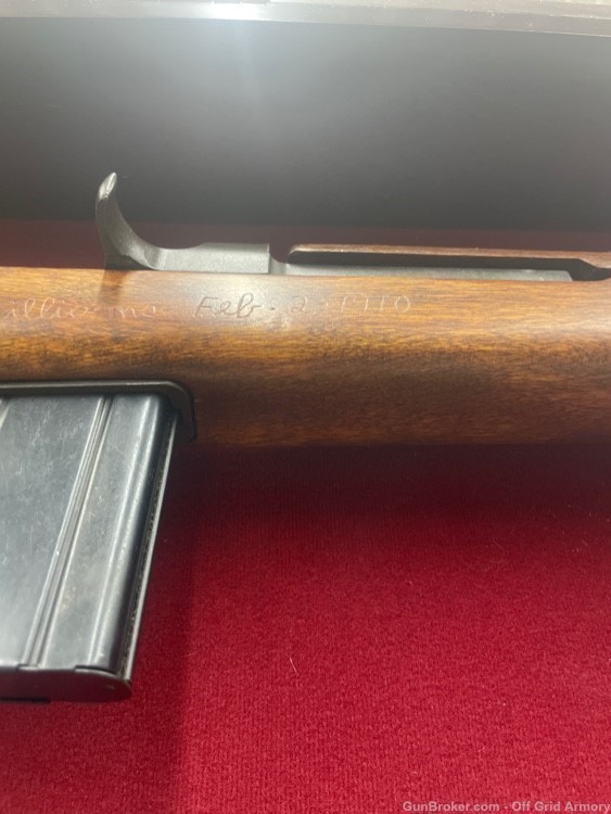CARBINE WILLIAMS SIGNED AND DATED M1A1 .30 CARBINE -img-8