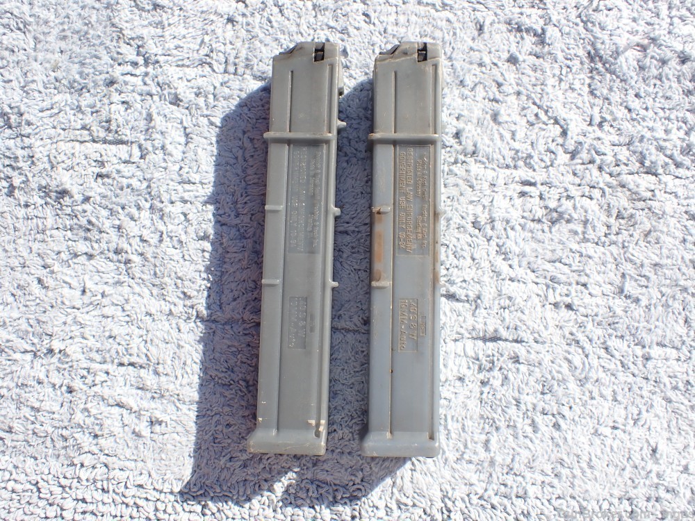 (2 TOTAL) HK MP5 40S&W 30RD L.E. MARKED MAGAZINE 10MM RESTRICTED MAGAZINE-img-6