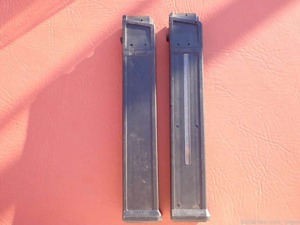 (2 TOTAL) HECKLER & KOCH HK UMP 40S&W FACTORY 30 ROUND MAGAZINE L.E. MARKED-img-1