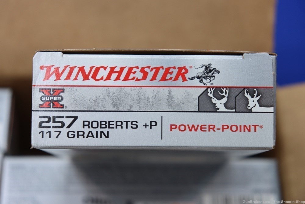 Winchester Power Point 257 ROBERTS Rifle Ammunition 200RD Ammo Case 117GR-img-6