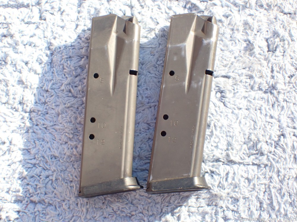 (2 TOTAL) SIG P229 .40S&W / .357SIG FACTORY 12RD MAGAZINE L.E. MARKED -img-1