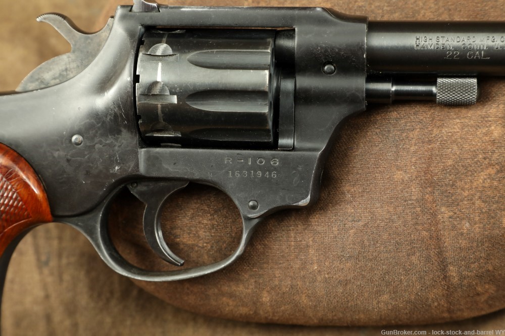 High Standard Sentinel Deluxe R-106 .22 LR 6” SA/DA 9-Shot Revolver C&R-img-19
