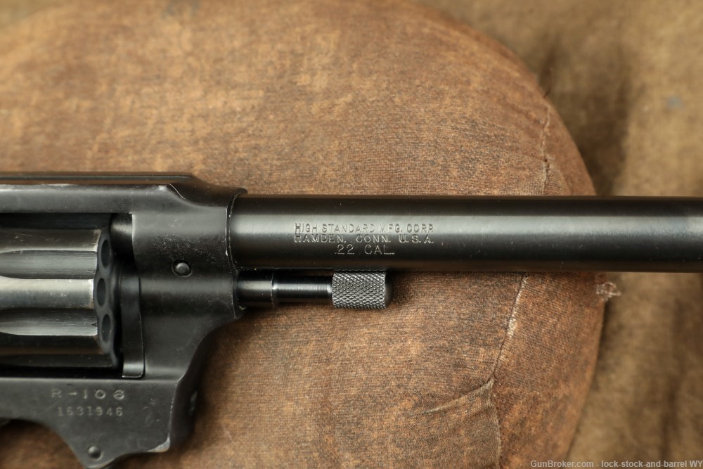 High Standard Sentinel Deluxe R-106 .22 LR 6” SA/DA 9-Shot Revolver C&R-img-18
