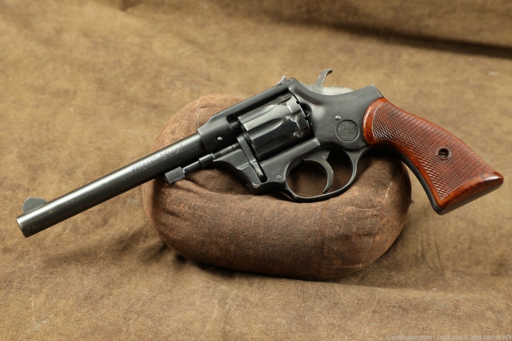 High Standard Sentinel Deluxe R-106 .22 LR 6” SA/DA 9-Shot Revolver C&R-img-4