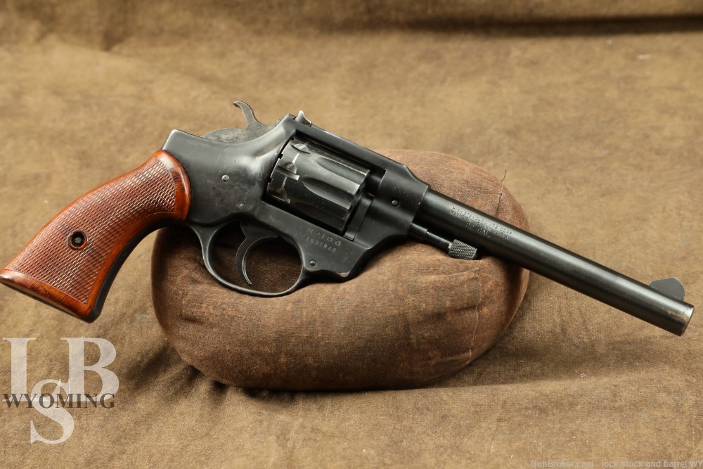 High Standard Sentinel Deluxe R-106 .22 LR 6” SA/DA 9-Shot Revolver C&R-img-0