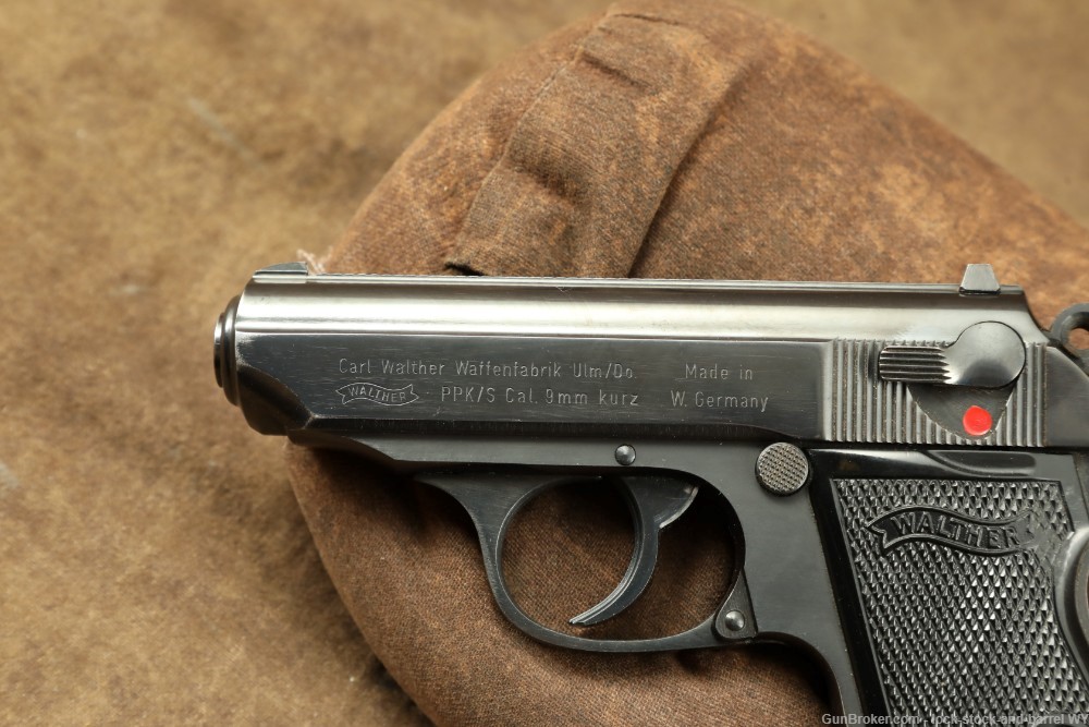 W. German Walther PPK/S .380ACP 3.25” Semi Automatic Pistol MFD 1974-img-7