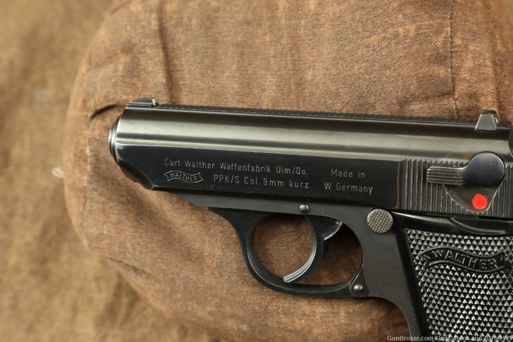 W. German Walther PPK/S .380ACP 3.25” Semi Automatic Pistol MFD 1974-img-21