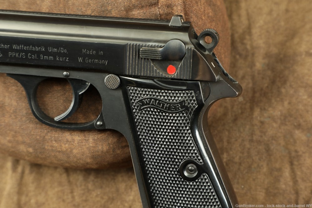 W. German Walther PPK/S .380ACP 3.25” Semi Automatic Pistol MFD 1974-img-20